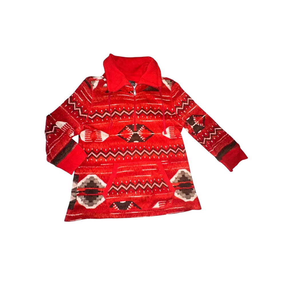 Ralph Lauren‎ Active Thermal Ted Aztec Navajo Western Quarter Zip Pullover XL